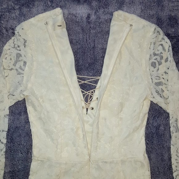 Tobi White Lace Dress XS - Picture 8 of 16